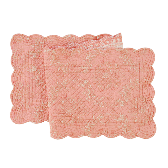 Colonial Williamsburg 14" x 51" Windsor Pink Floral Table Runner