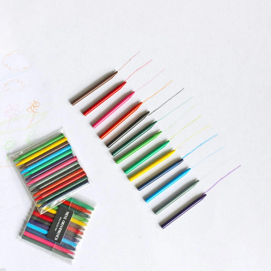 Miniature Colored Crayon Pencil Set Painting Tools Decoration Dollhouse Miniature Artisan Photography Props