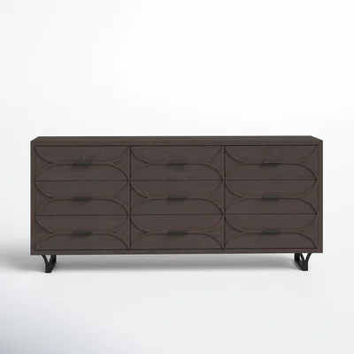 Diane 9 Drawer 70.1" W Sideboard