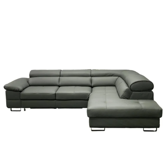CORSA Leather Sectional Sleeper Sofa