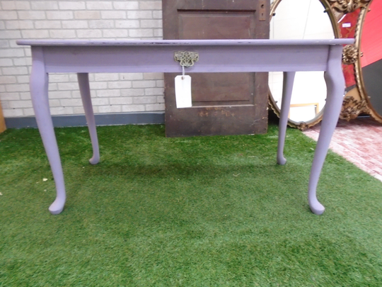 Retro Large Purple Console Bar Sideboard Hall Table Boudoir Farmhouse