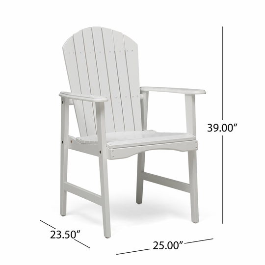 Outdoor Patio Adirondack Chair lounge chair dining chair (Set of 2)