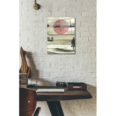 Pink Moon Rising by DB Waterman - Unframed Graphic Art