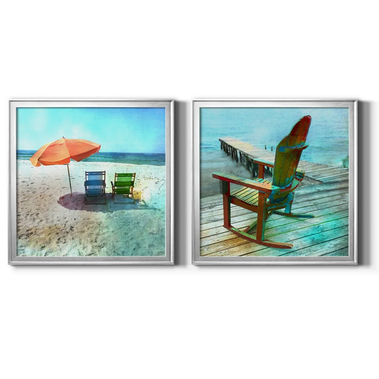 Color Tint Sea-Premium Framed Canvas - Ready to Hang - Multi-Color