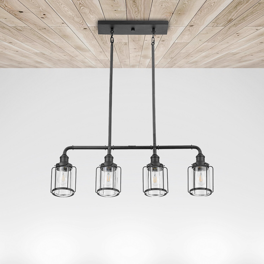Prominence Home Lincoln Woods, Pendant Light, One Light, Pendant - Matte Black