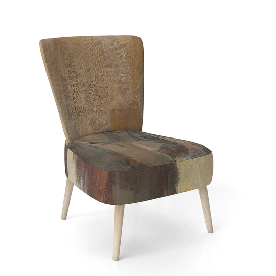 Designart 'Into The Wild Gold Buffalo' Upholstered Modern Farmhouse Accent Chair