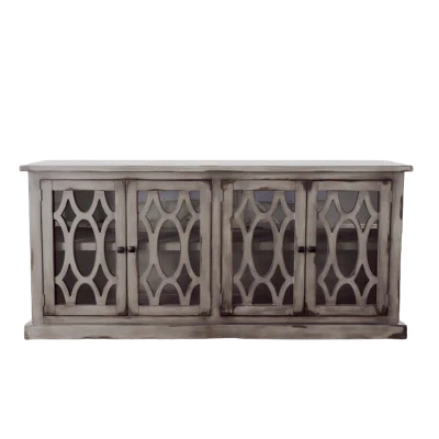 Allan-John 70" Wide Pine Solid Wood Sideboard