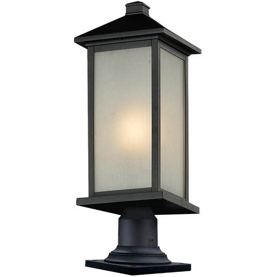 Avery Home Lighting Black Outdoor Post Light