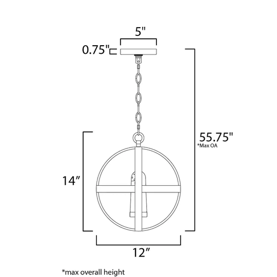 Compass Outdoor 1-Light Pendant