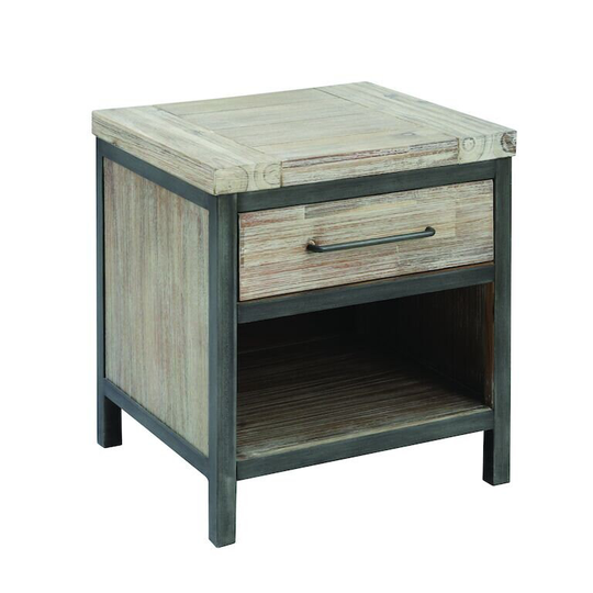 Wooden Farmhouse Accent Table