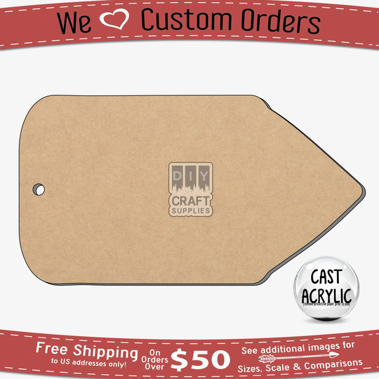 Chubby Pencil Acrylic Blank For Key Chain & Crafting