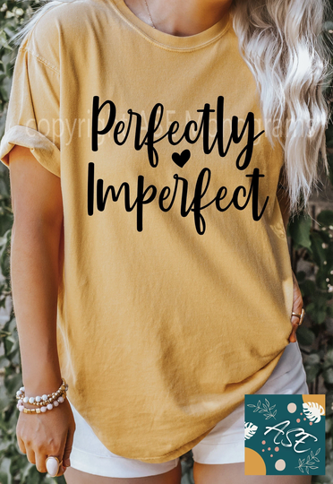 Comfort Colors Unisex Shirt, Motivational, Faith, Christian, Inspirational, Jesus, Bible, Imperfectly Perfect, Religious Positive Tee