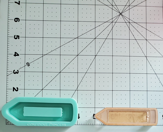 Pencil Shaker Mold. Shaker Silicone Mold, Keychain