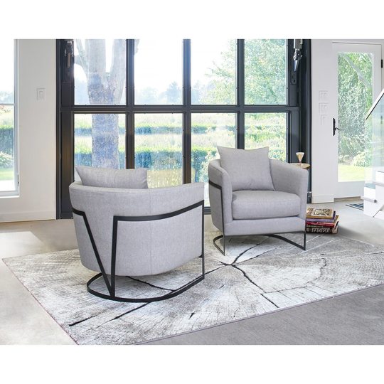 Armen Living Swan Contemporary Accent Chair
