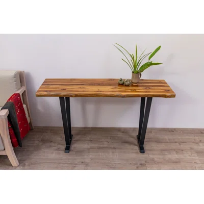 65" Solid Wood Console Table