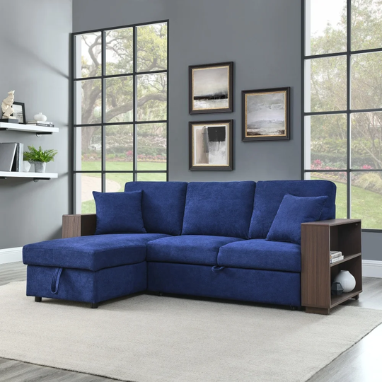 Sectional Sofa with Pulled Out Bed