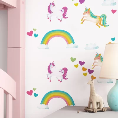 Driggers One Love Unicorns Wall Decal