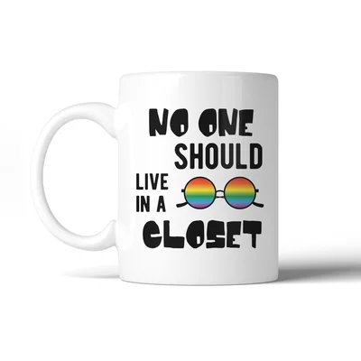 Knightley No Live Closet Coffee Mug