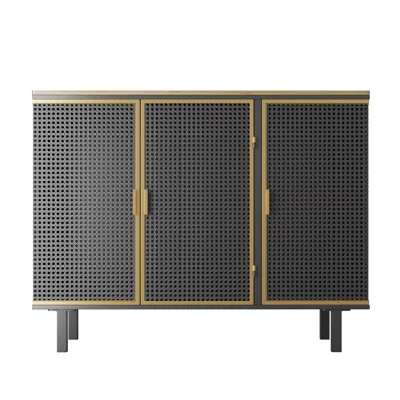 Ragina 40.35" Wide Iron Sideboard