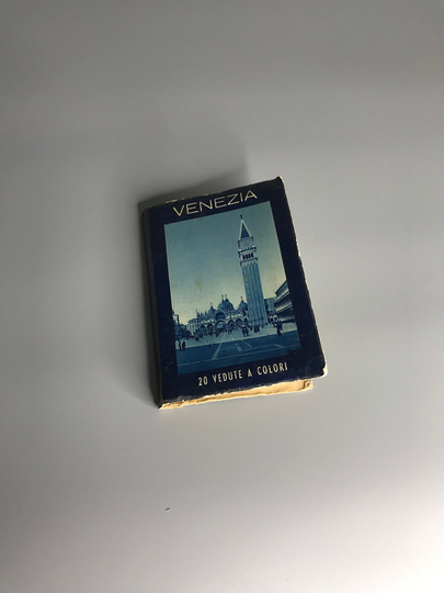 Italian Vintage 20 Colored Photo Book Of Venice Venezia
