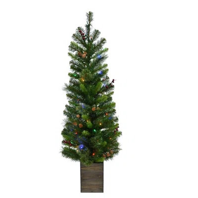 The Holiday Aisle® 305C7910E35F49478B3F7D9B134BA782 Potted Tree Christmas Tree