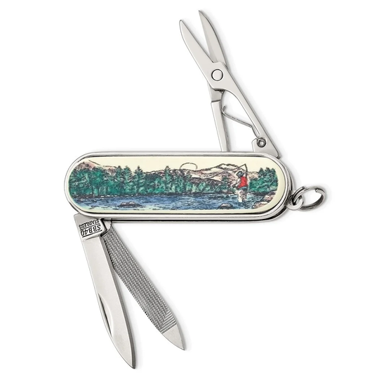 Curata Barlow Designs Color Fisherman Multifunction Pocket Knife