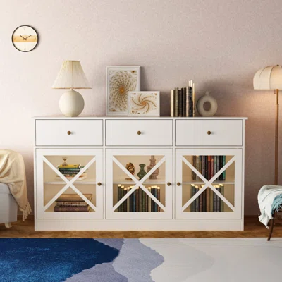 Eres 62'' Wide 3 Drawer Sideboard