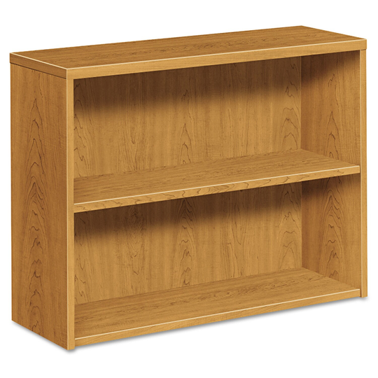 10500 Series Laminate Bookcase, Two-Shelf, 36 x 13-1/8 x 29-5/8, Harvest - 36" x 13-1/8" x 29-5/8"