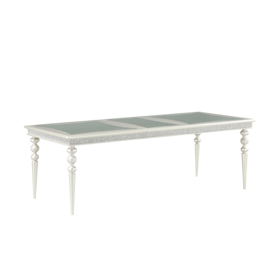 ACME Maverick Dining Table in Platinum