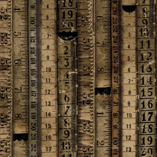 Tim Holtz ~ Tape Measures Foundations Collection Free Spirit Fabrics Bty