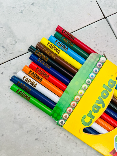 Personalized 12 Count Colored Pencils | Engraved