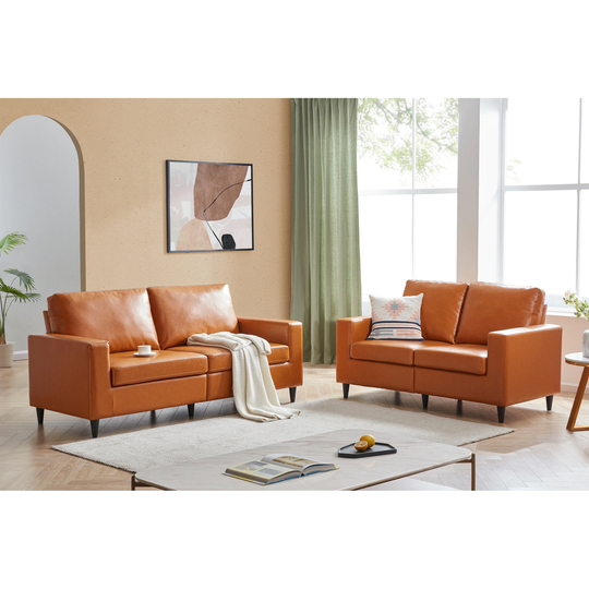 Nestfair 2-piece PU Leather Sofa