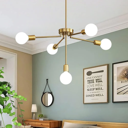 Sputnik Chandelier E26 Pendant Lighting Chandeliers Ceiling Light Fixture