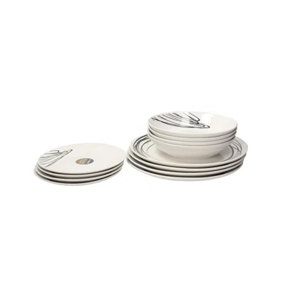 Metropol Graphic Arts Table Set - 12 Pcs