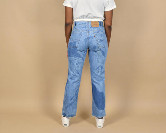 Levi's 509 Vintage Orange Tab Faded Denim Jeans