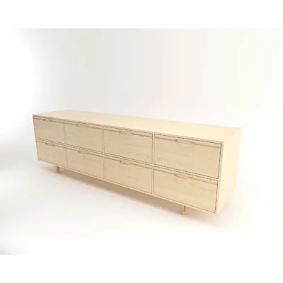 Chapman 94" Wide 8 Drawer Sideboard