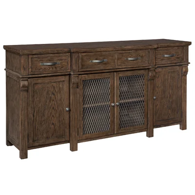 72.25" Wide 3 Drawer Sideboard