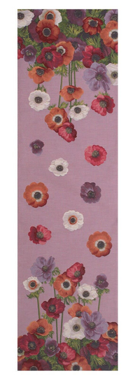 Anemones Pink Tapestry Table Runner