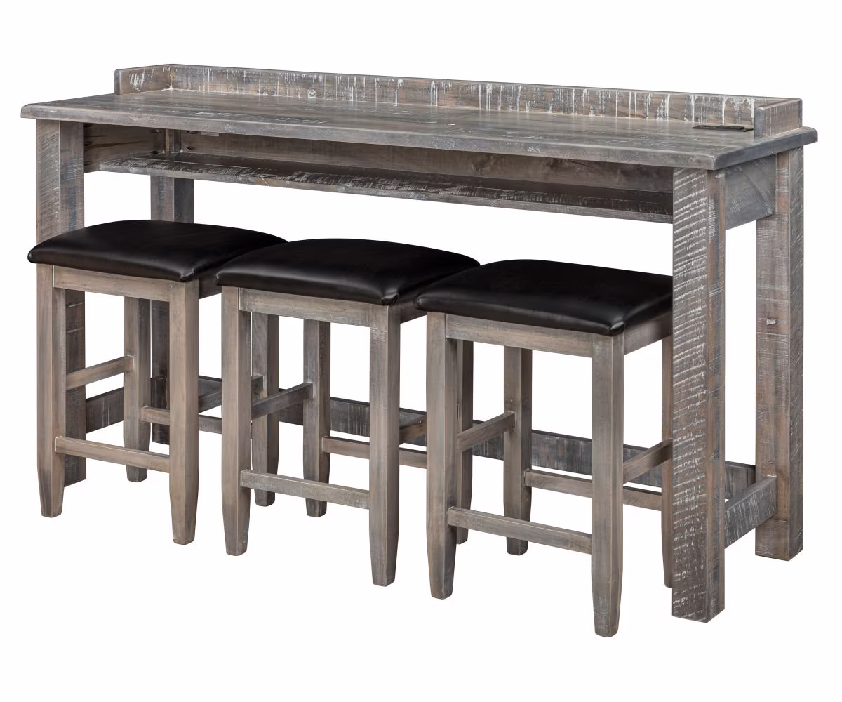 Handcrafted Counter Height Sofa Table