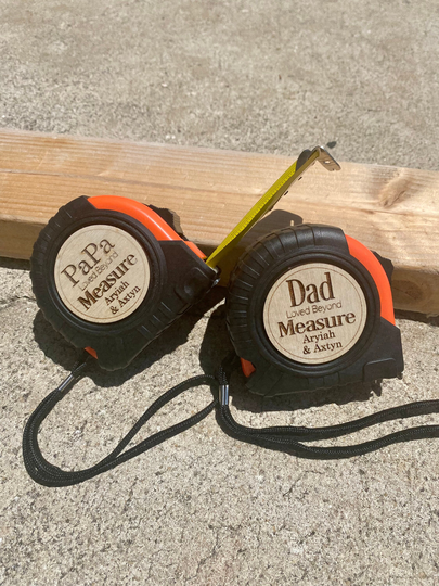 Dad Loved Beyond Measure Gift/Father's Day Grandparent Tape For Dad Personalized