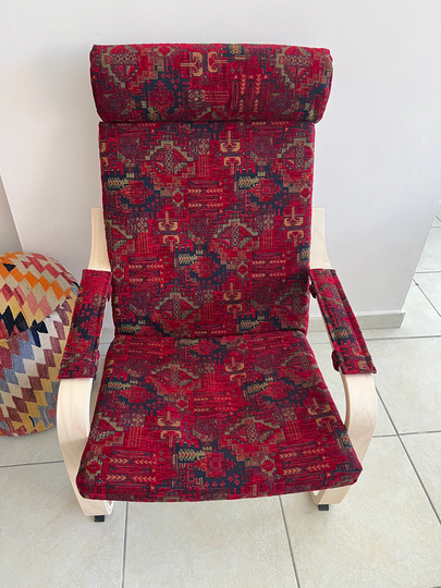 Kilim Designed Poang Armchair Cover Custom Made Ethnic Pattern Poäng Seat Pads Ikea Chair Slipcover With Armrest Only Cover