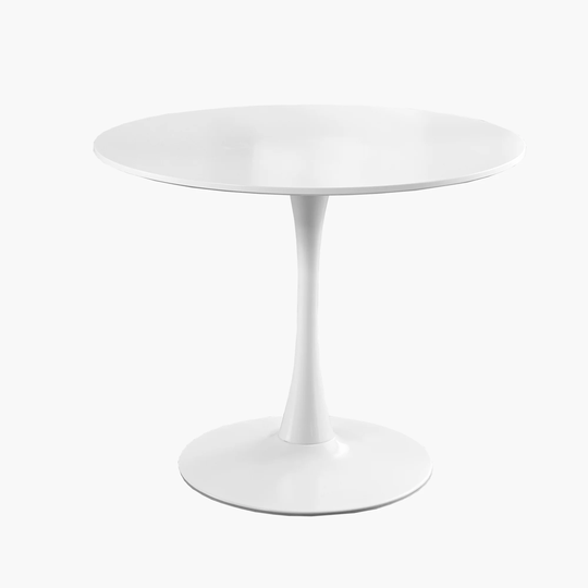 Modern Round Dining Table,Metal Base Coffee Table