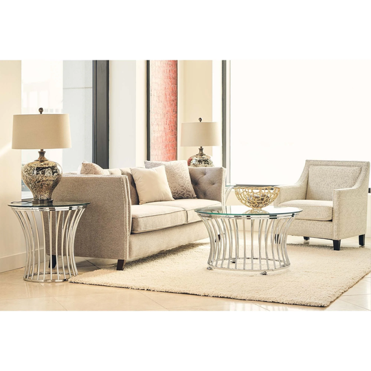 Picket House Furnishings Astoria 3PC Occasional Table Set-Coffee Table & Two End Tables