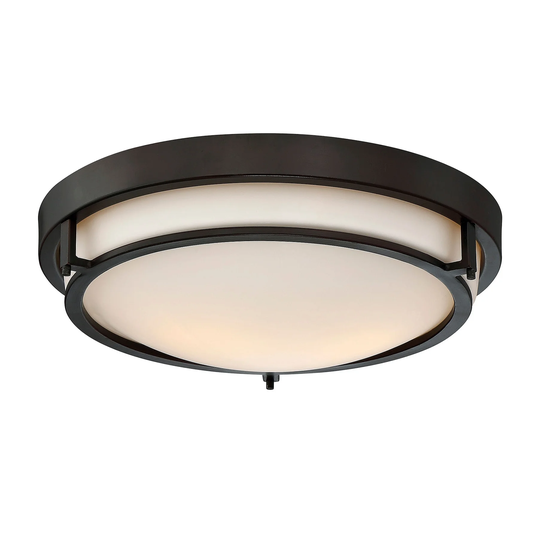 Trade Winds Felton 2-Light 13" Ceiling Light For Hallways and Bedrooms