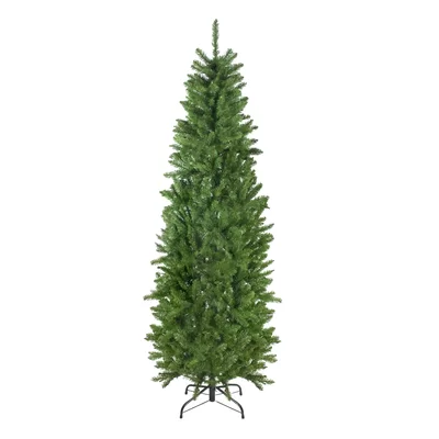 7.5' Unlit Pencil White River Fir Artificial Christmas Tree