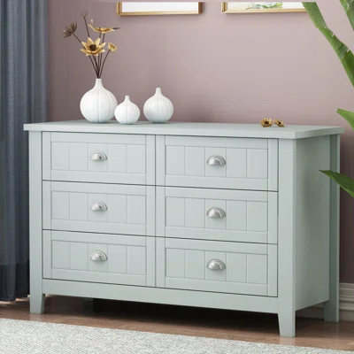 Raleah 33.9" Wide 6 Drawer Sideboard
