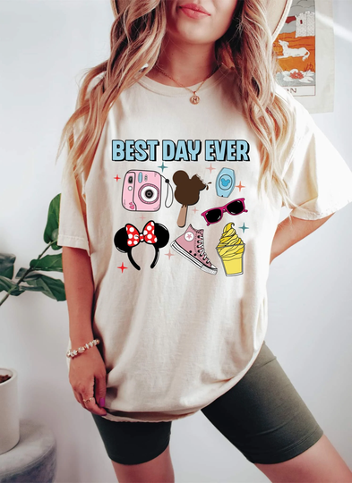 Best Day Ever Shirt, Comfort Colors Shirt, Happiest Place On Earth The Most Magical Shirts, Colorful Vacation Family