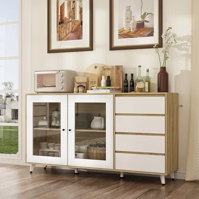 Dremond 63" Wide 4 Drawer Sideboard