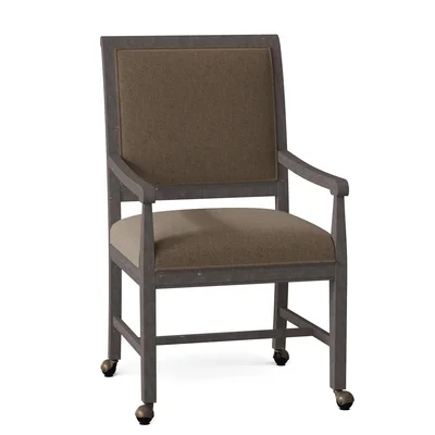 Chatham Upholstered King Louis Back Arm Chair
