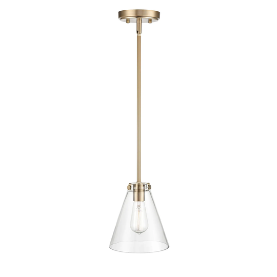 Millennium Lighting Aliza 1 Light Modern Gold Mini-Pendant